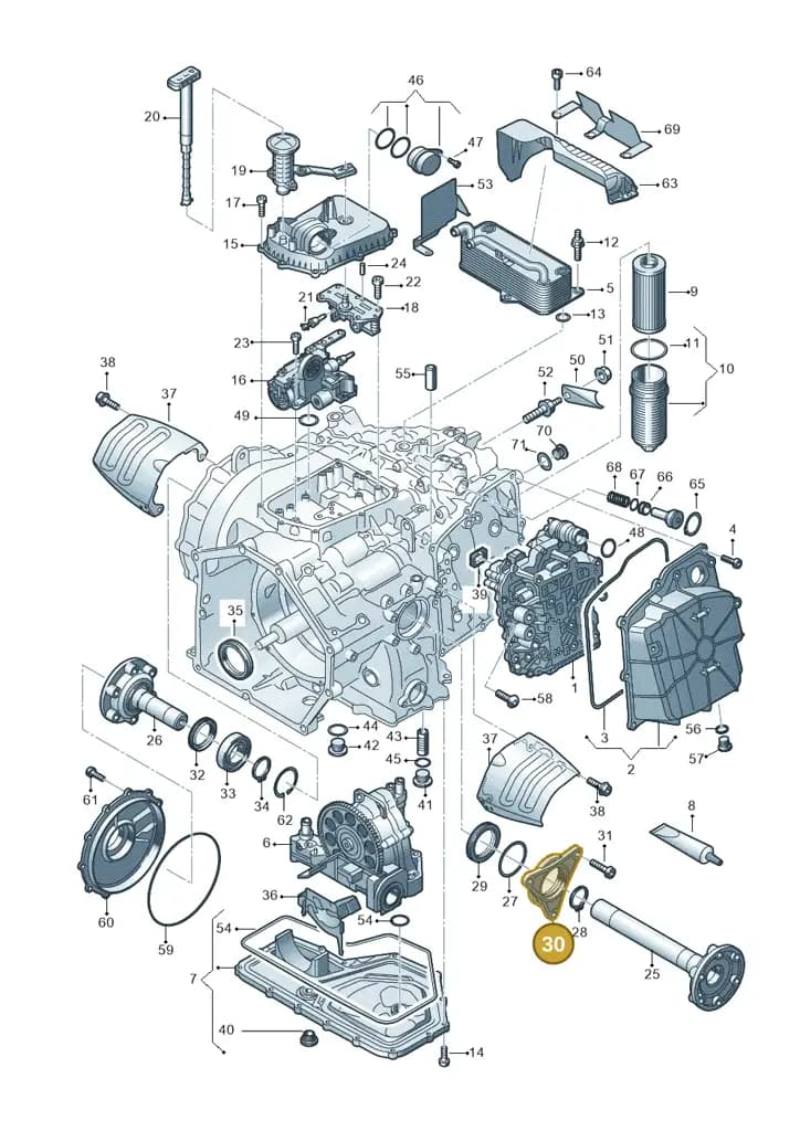 01J409179F — Audi R8 Spyder (2015-2024) diagram 872325500, position 30