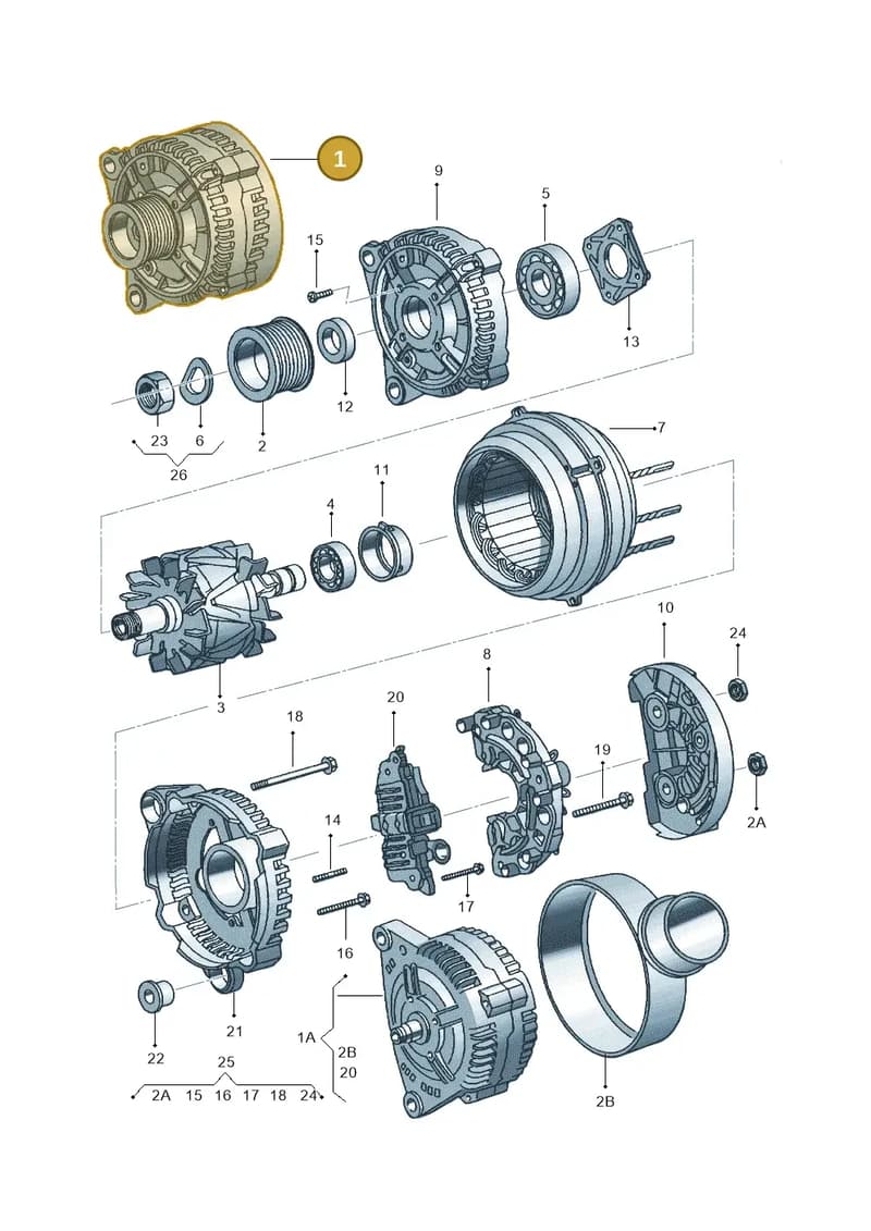028903028D — Audi A3         "BR."M.06> (2005-2006) diagram 315903000, position 1