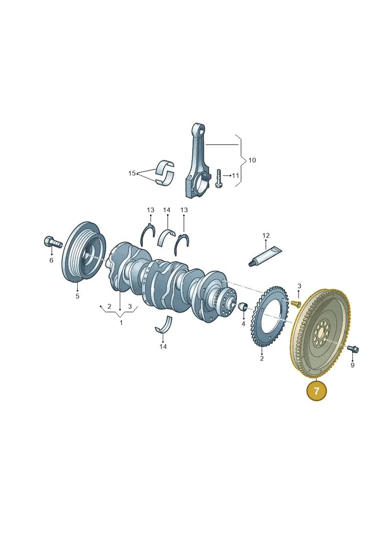 03H105266E — Audi Q6 (2022-) diagram 809105500, position 7