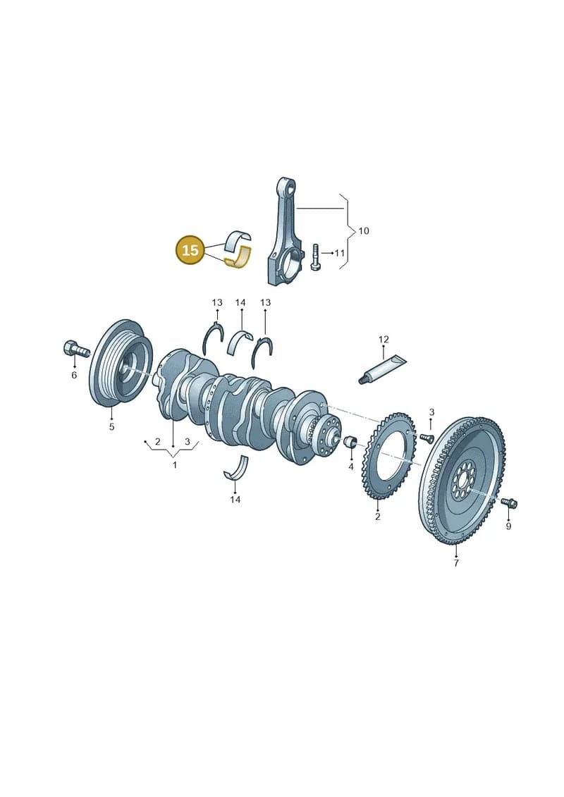 03H105701F — Audi Q6 (2022-) diagram 809105500, position 15