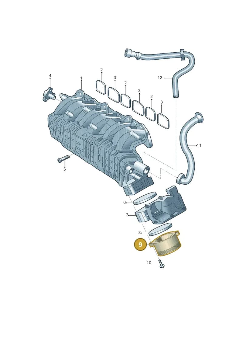 03H133067 — Audi Q6 (2022-) diagram 809133000, position 9
