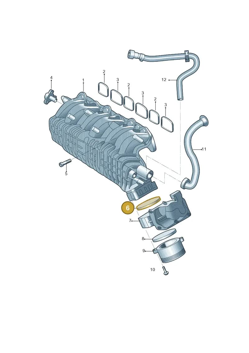 03H133073 — Audi Q6 (2022-) diagram 809133000, position 6