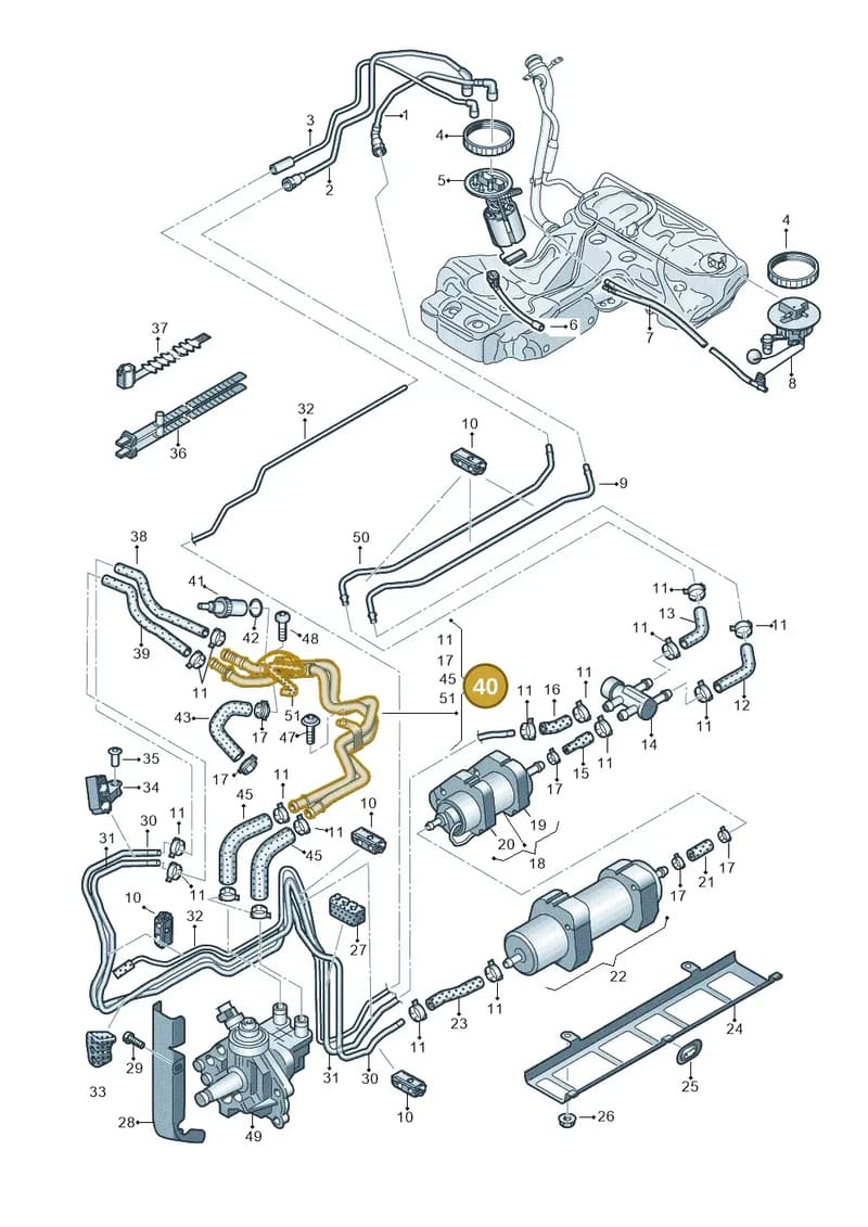 03L201360K — Audi A5/S5 Coupe       08> (2007-) diagram 620201250, position 40