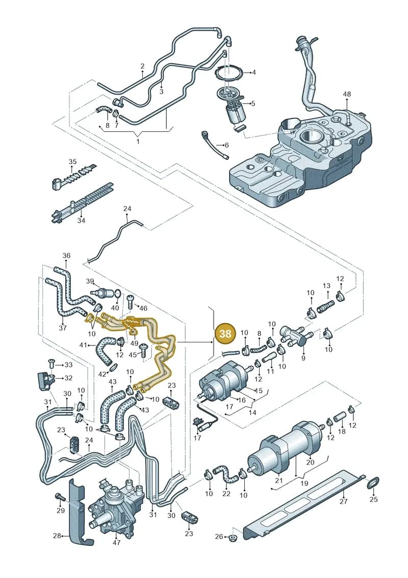 03L201360K — Audi Q5 qu. 2.0 TDI (2008-2012) diagram 647201200, position 38
