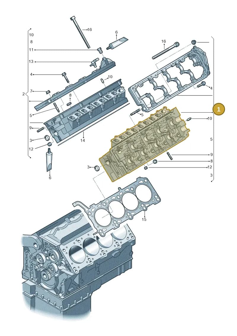057103903PX — Volkswagen Touareg (2014-2018) diagram 277103450, position 1