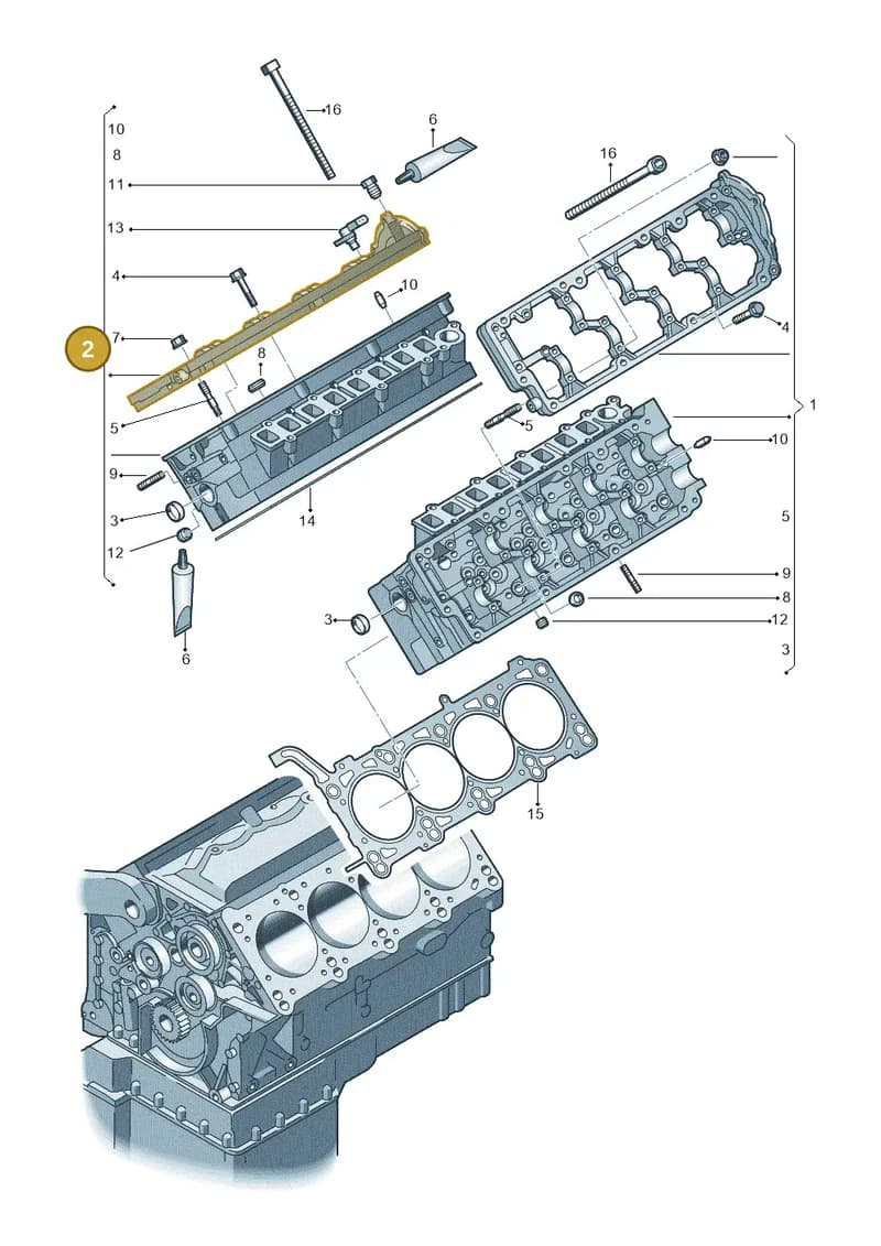 057103904PX — Volkswagen Touareg (2014-2018) diagram 277103450, position 2