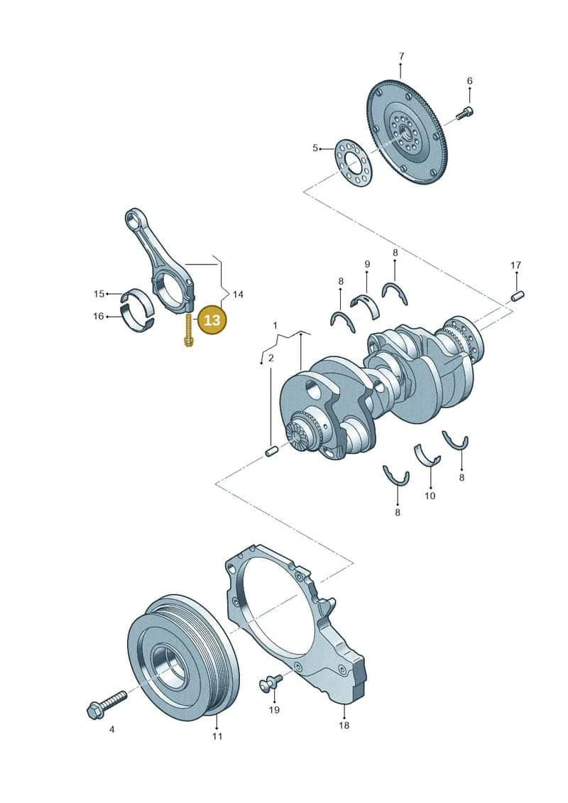 057105425 — Audi Q8 (2018-2025) diagram 429105560, position 13