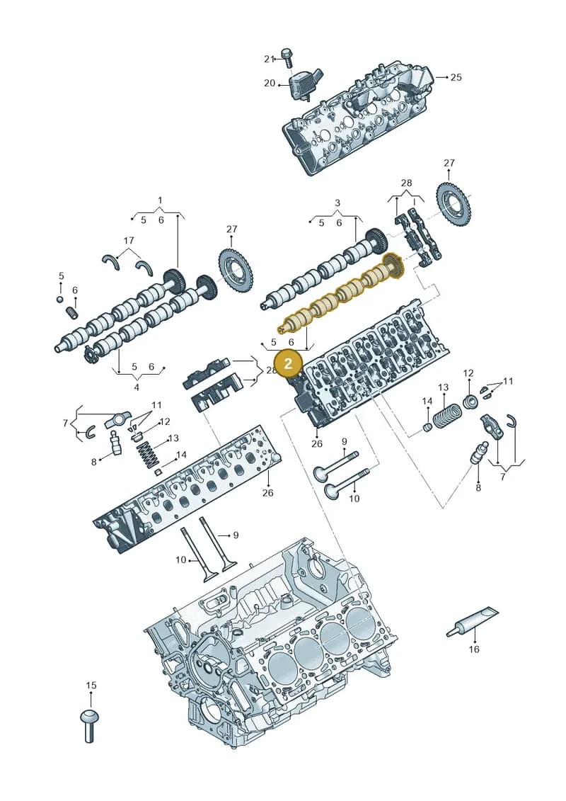 057109007AE — Audi Q8 (2018-2025) diagram 429109053, position 2