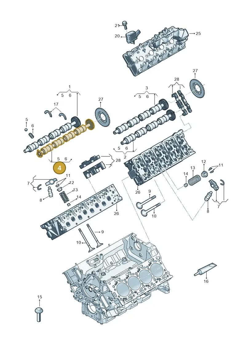 057109008AF — Audi Q8 (2018-2025) diagram 429109053, position 4
