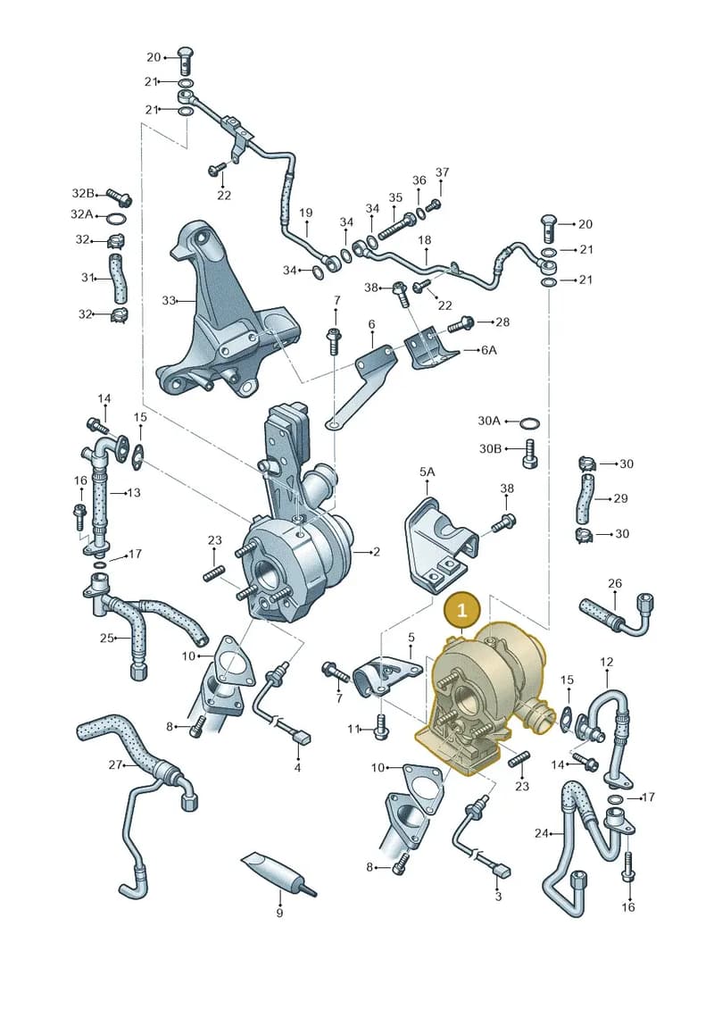 057145873P — Audi A8L qu. 3.0 TDI (2009-2014) diagram 291145350, position 1