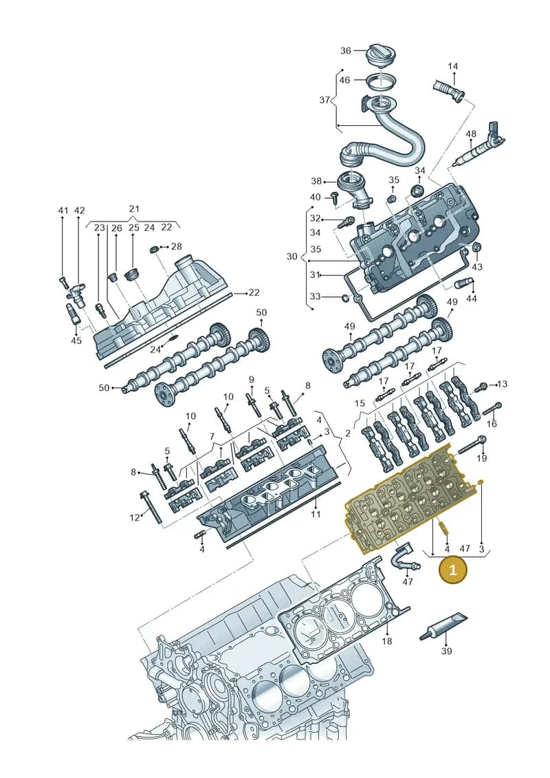 059103063LH — Audi Q8 (2018-2025) diagram 429103580, position 1