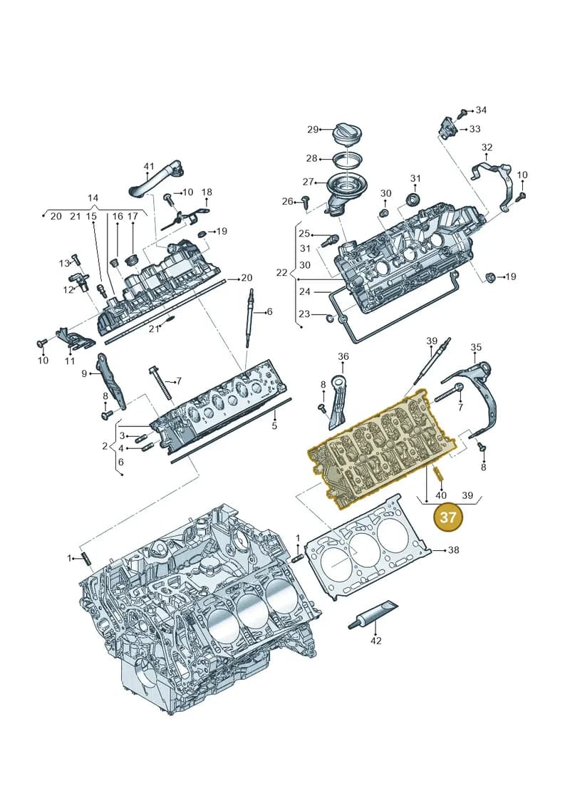 059103063NE — Audi Q8 (2018-2025) diagram 896103600, position 37