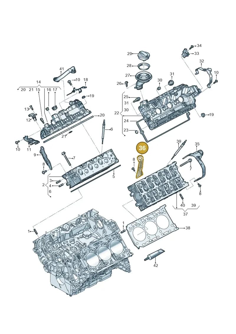 059103075AB — Audi Q8 (2018-2025) diagram 896103600, position 36