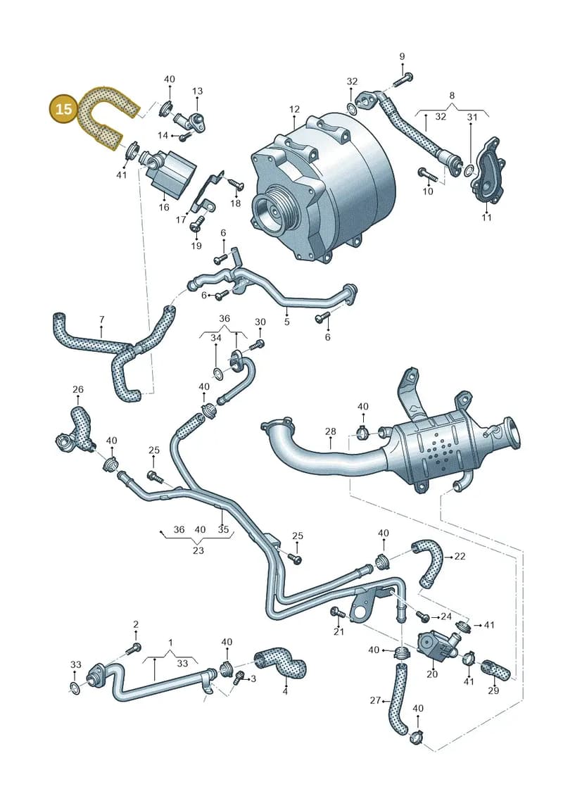 059121049J — Audi Q8 (2018-2025) diagram 838121019, position 15