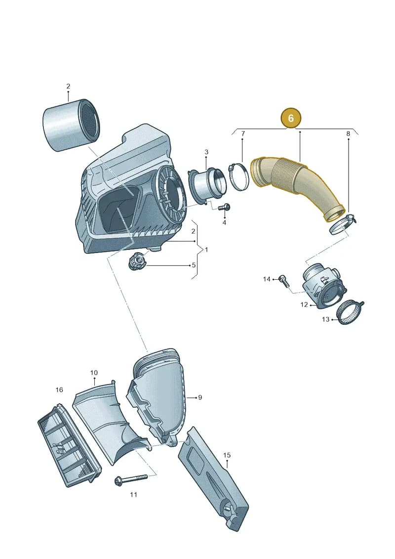 059129615Q — Audi A6 Avant (2012-2018) diagram 711129020, position 6