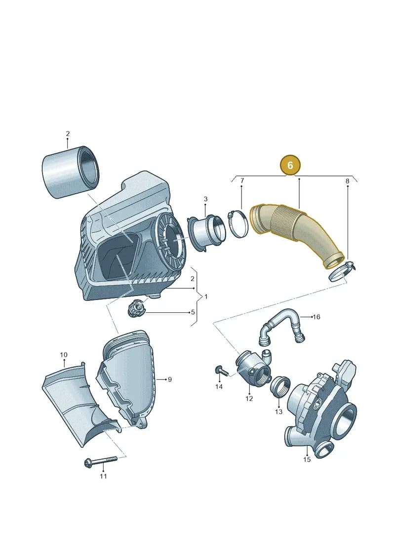 059129615Q — Audi A7 Sportback (2014-2018) diagram 788129200, position 6