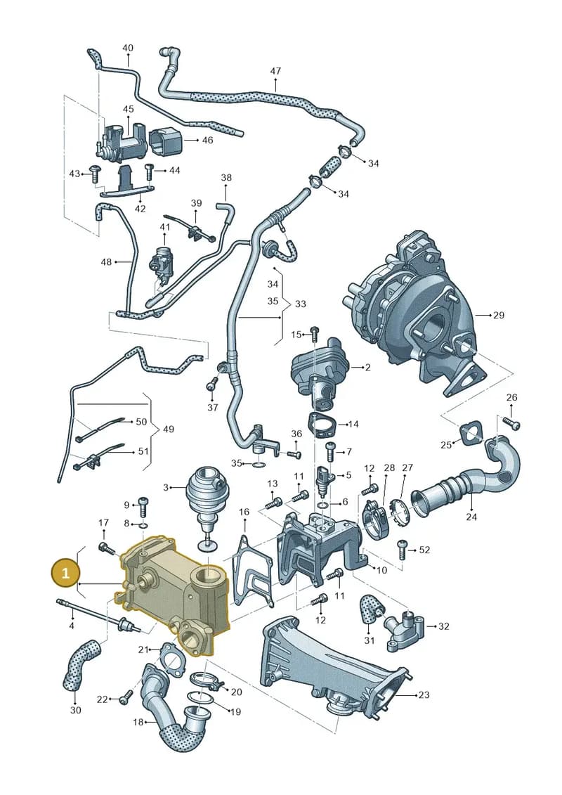 059131515FQ — Audi A7 Sportback (2014-2018) diagram 675131130, position 1