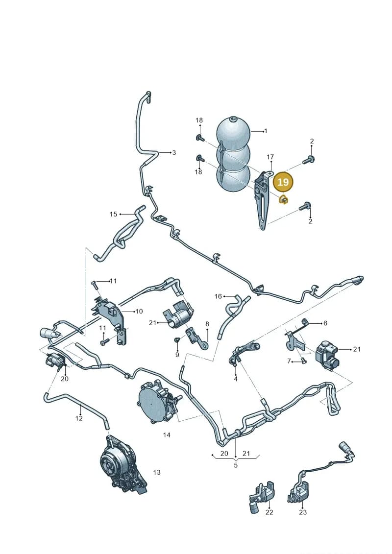 059131694AR — Audi RS Q8 (2019-2025) diagram 819133900, position 19