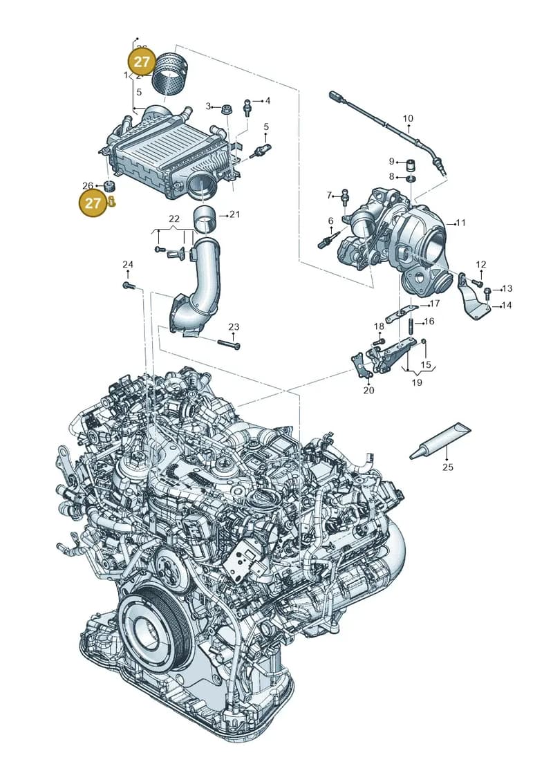 059145219 — Audi Q8 (2018-2025) diagram 896145048, position 27