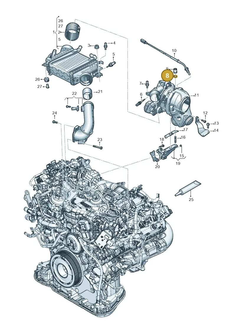059145265A — Audi Q8 (2018-2025) diagram 896145048, position 8