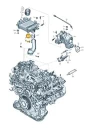 059145673FC Audi Pressure Pipe