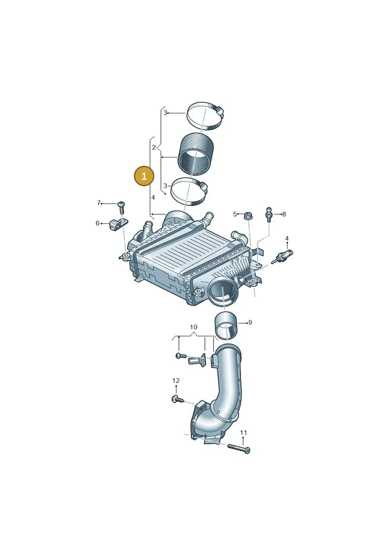059145803AA — Volkswagen Touareg (2017-2025) diagram 439145855, position 1