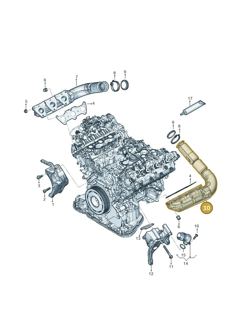 059253033EC — Audi A6 (2018-2025) diagram 896253100, position 10