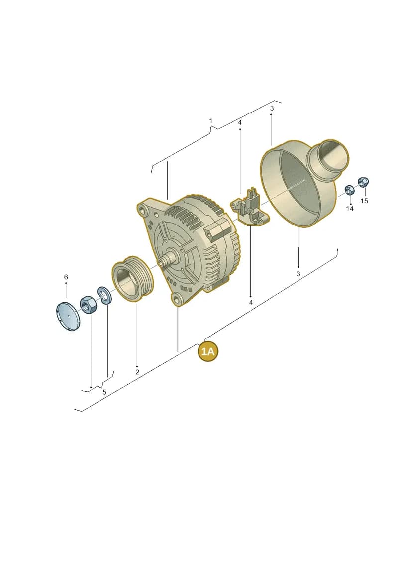 059903018E — Audi A6L           "CN"05> (2005-) diagram 118903150, position 1A