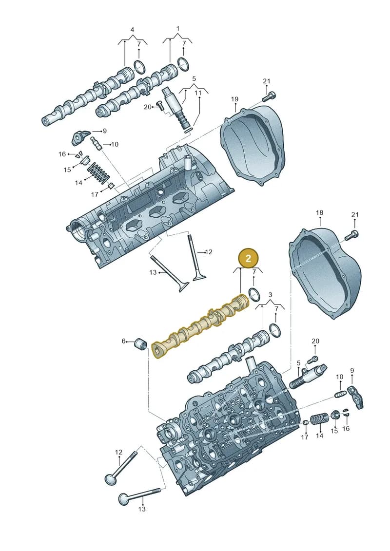 06E109022J — Audi A6L           "CN"05> (2005-) diagram 448109300, position 2