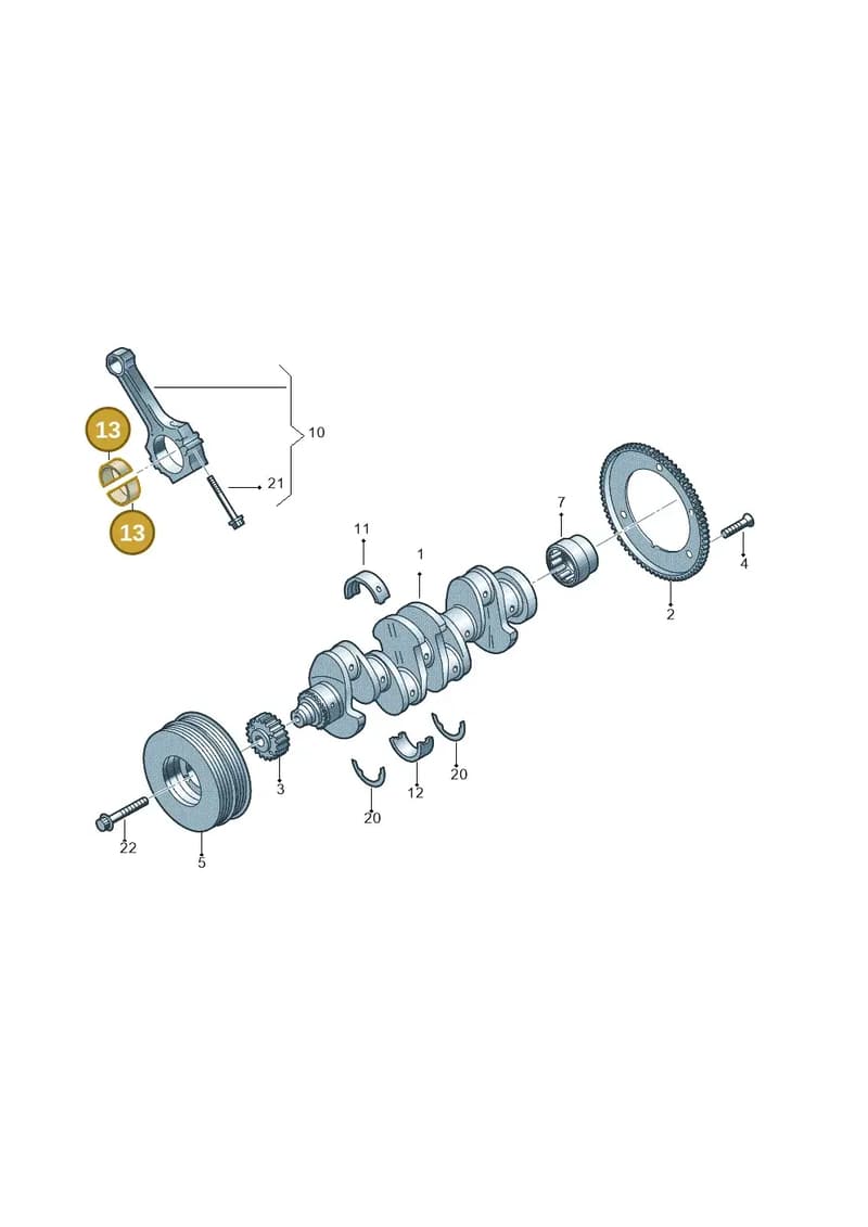 06L105701CGLB — SEAT Formentor TSI CUPRA (2020-) diagram 5h0105030, position 13