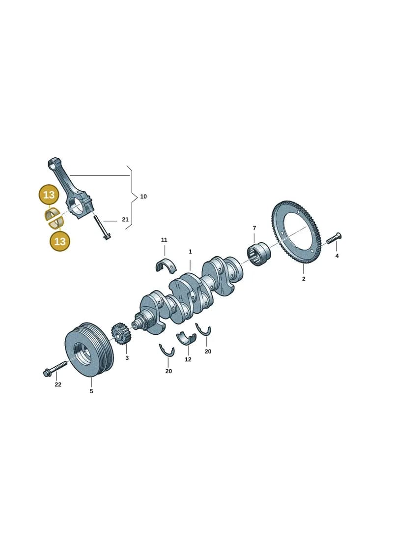 06L105701CGLB — Skoda Superb Combi (2023-) diagram 5h0105030, position 13