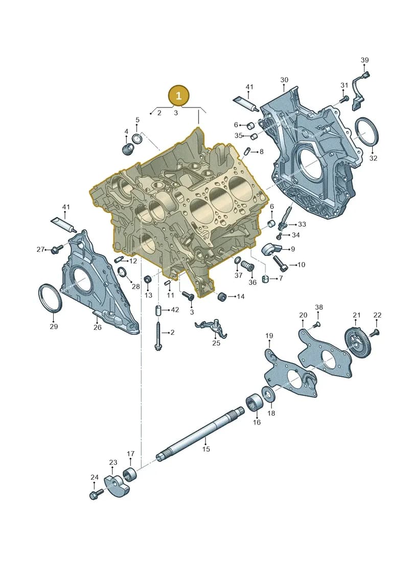 06M103011FS — Audi Q8 (2018-2025) diagram 849103180, position 1