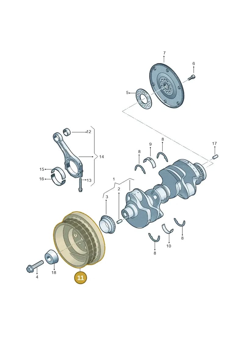 06M105251BK — Audi A5 Limousine (2024-2025) diagram 859105580, position 11
