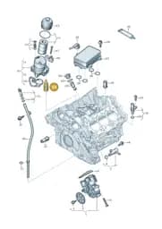 06M115143H Audi Centre Sleeve