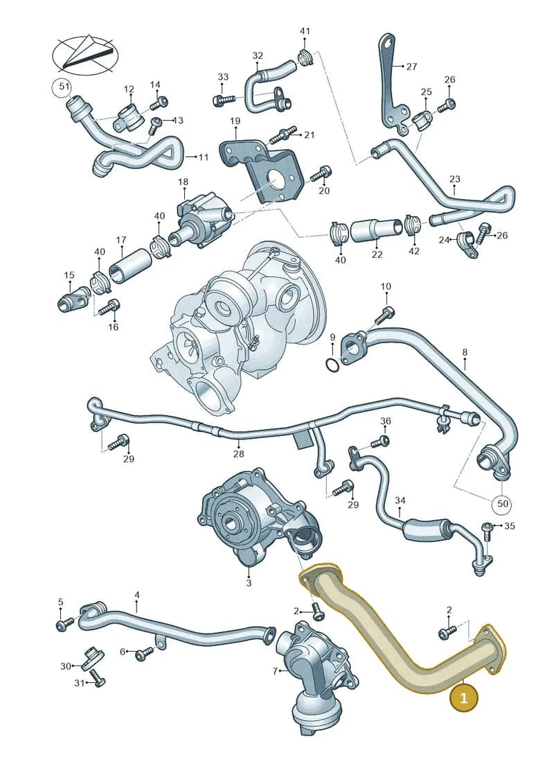 06M121507B — Audi A7 (2021-) diagram 849121980, position 1