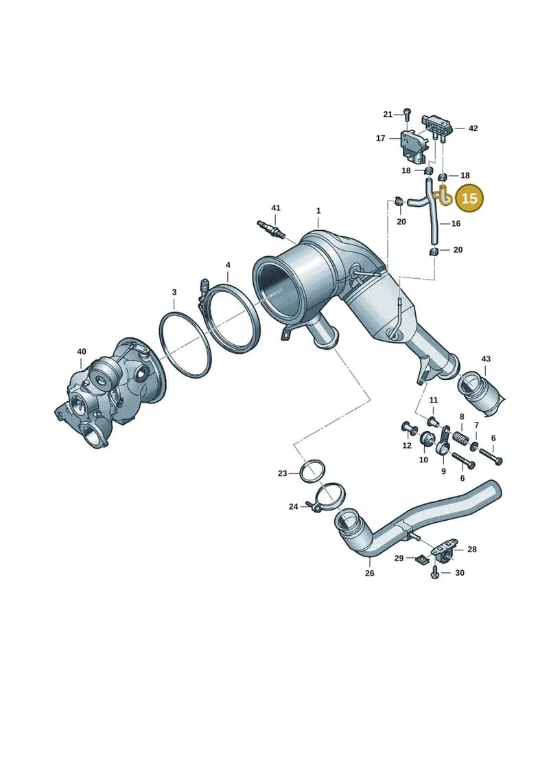 06M131850AR — Audi A5 Limousine (2024-2025) diagram 8wk253440, position 15
