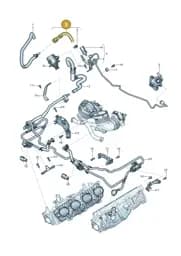 06M133986BD Audi Fuel Line