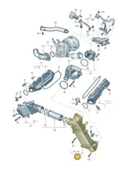 06M145682G Audi Charge Air Tube