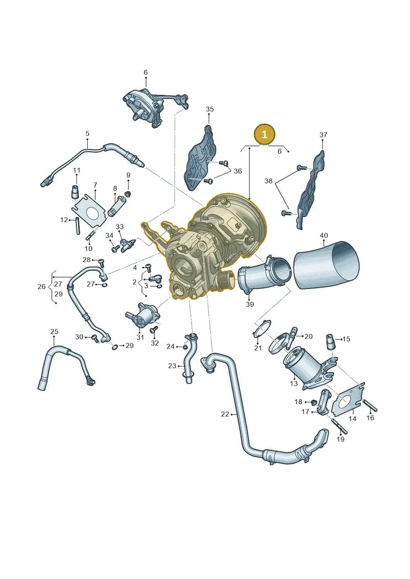 06M145689AM — Audi A5 Limousine (2024-2025) diagram 8wk145225, position 1