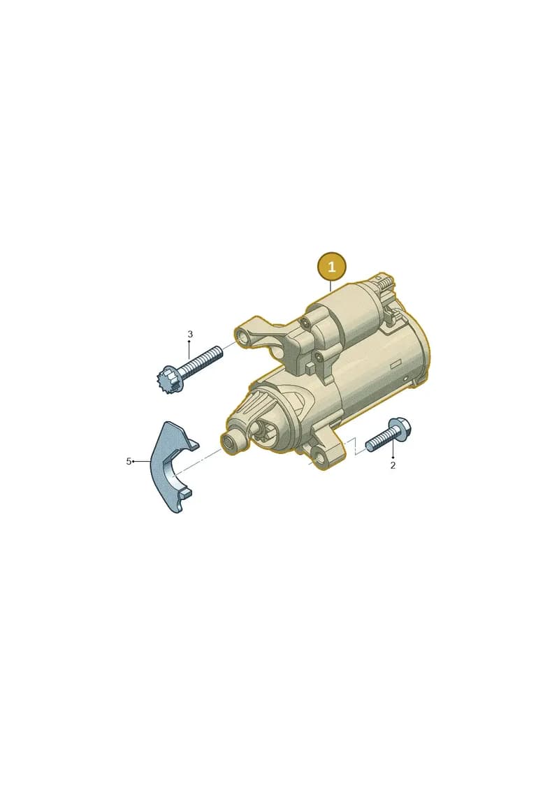 06M911024X — Audi A5 Limo 2.0 (2024-) diagram 8wk911100, position 1