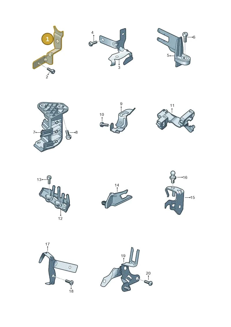 06M971502F — Audi A5 Limousine (2024-2025) diagram 849971000, position 1