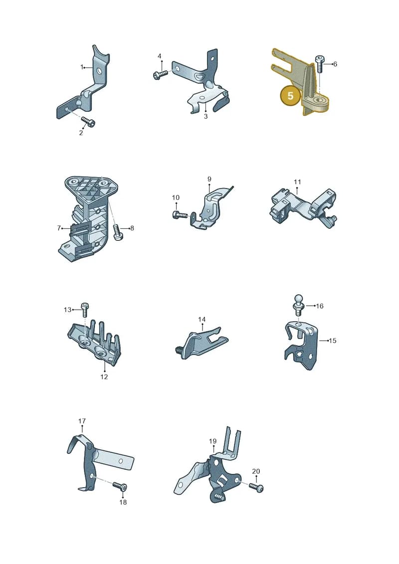 06M971856A — Audi A5 Limousine (2024-2025) diagram 849971000, position 5