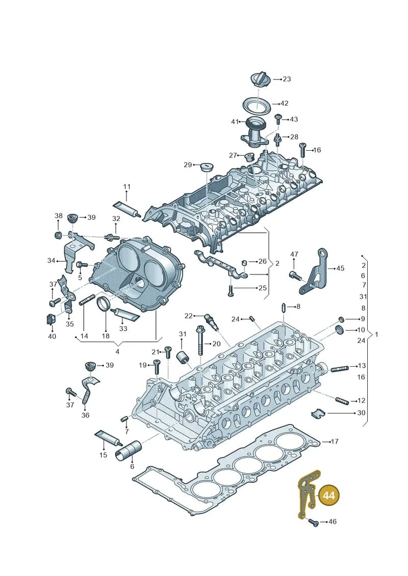 07K103390J — SEAT CUPRA Formentor (2020-) diagram 596103040, position 44