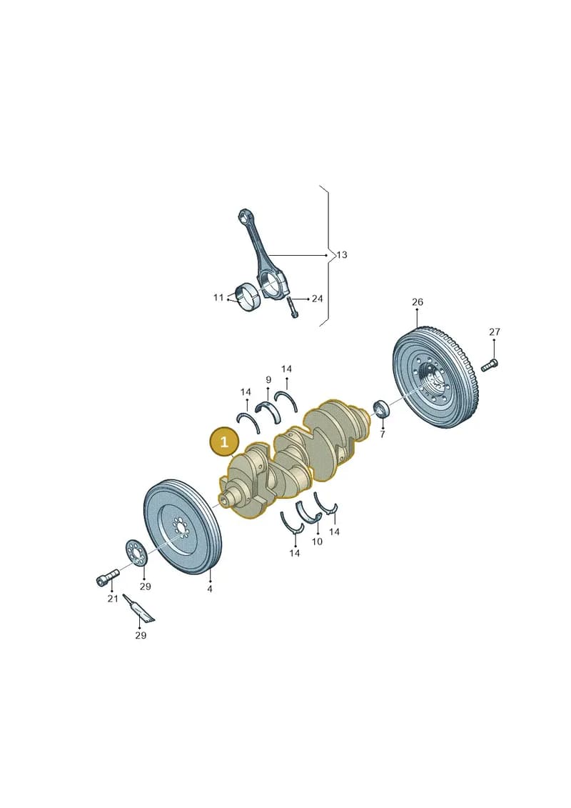 07L105101BE — Audi R8 Spyder (2015-2024) diagram 872105015, position 1