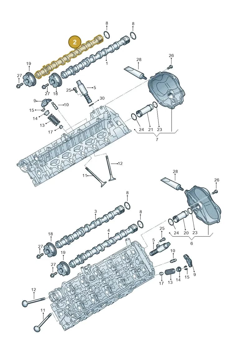 07L109102S — Audi A6 2.7 TDI (2008-2011) diagram 448109520, position 2