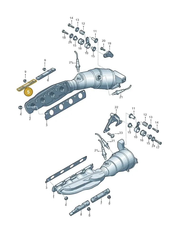 07L253709B — Audi R8 qu. 5.2 (2012-2015) diagram 603253320, position 5