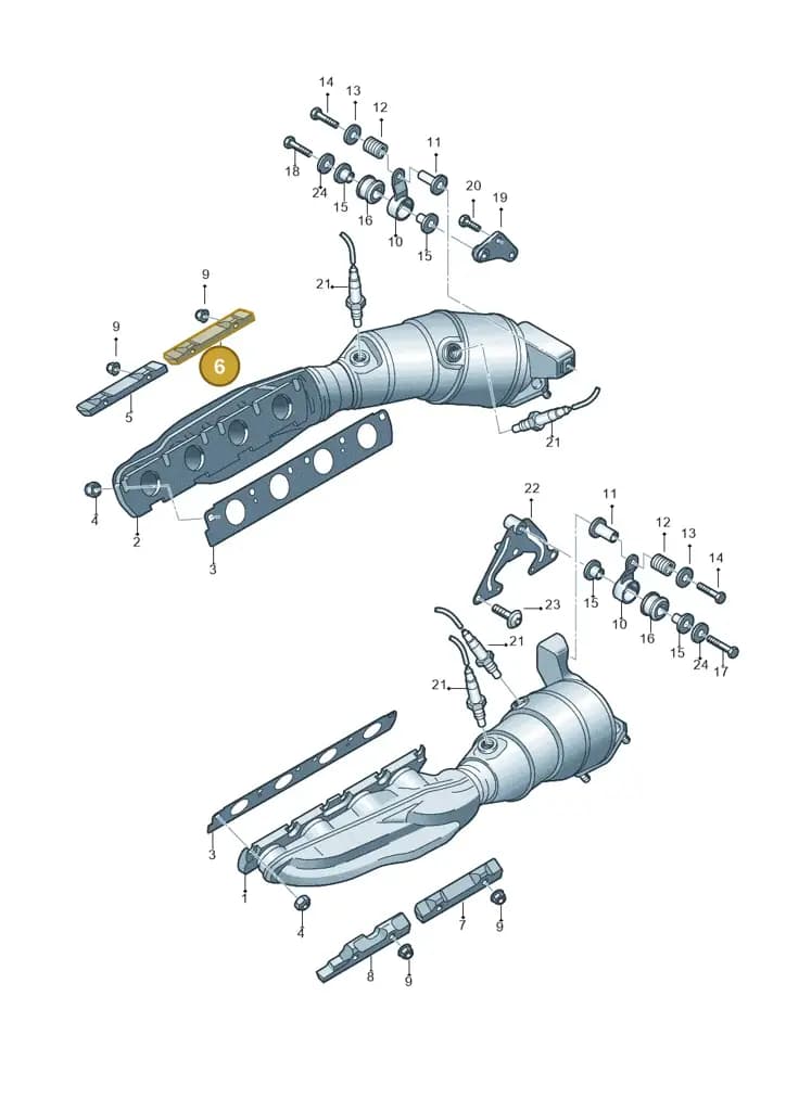 07L253709E — Audi R8 qu. 5.2 (2012-2015) diagram 603253320, position 6