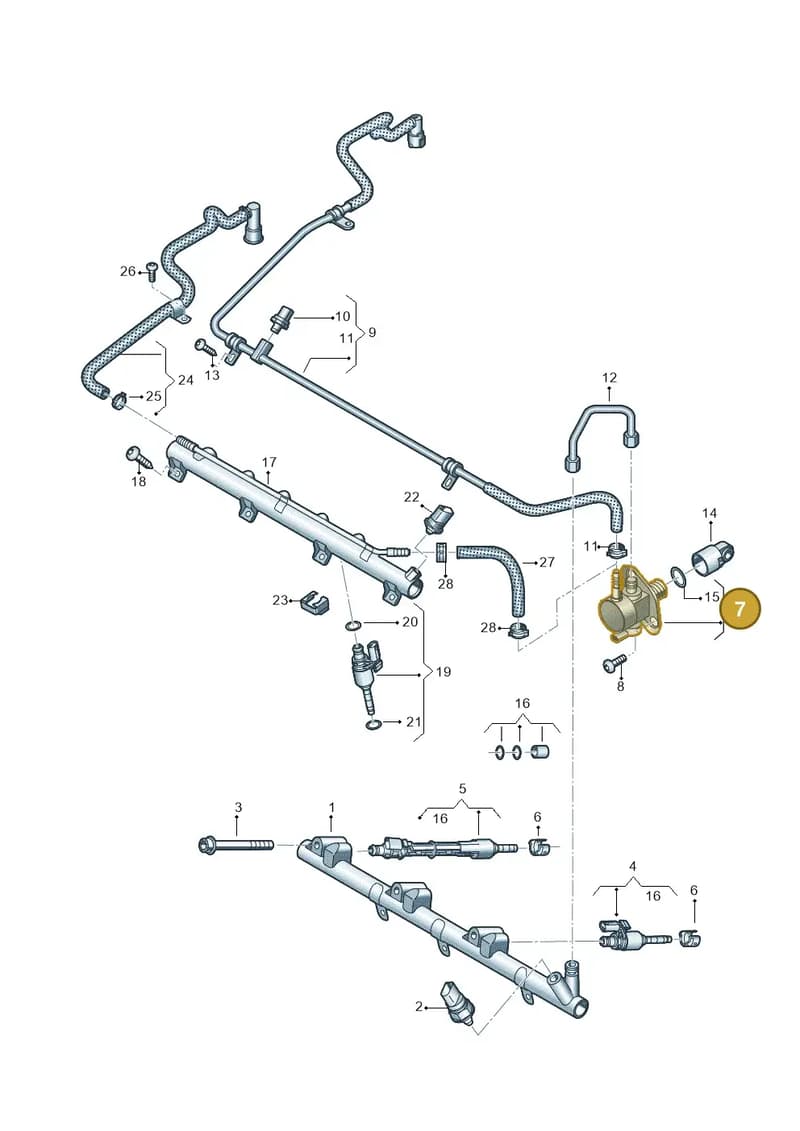 07P127025E — Audi Q6 (2022-) diagram 809133200, position 7