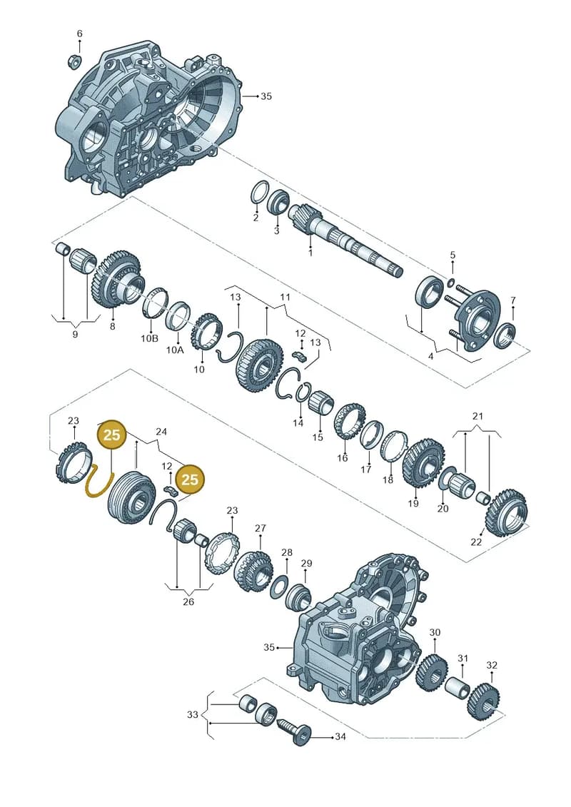 084311311C — Audi TTS Coupe 2.0 (2010-2014) diagram 409311400, position 25