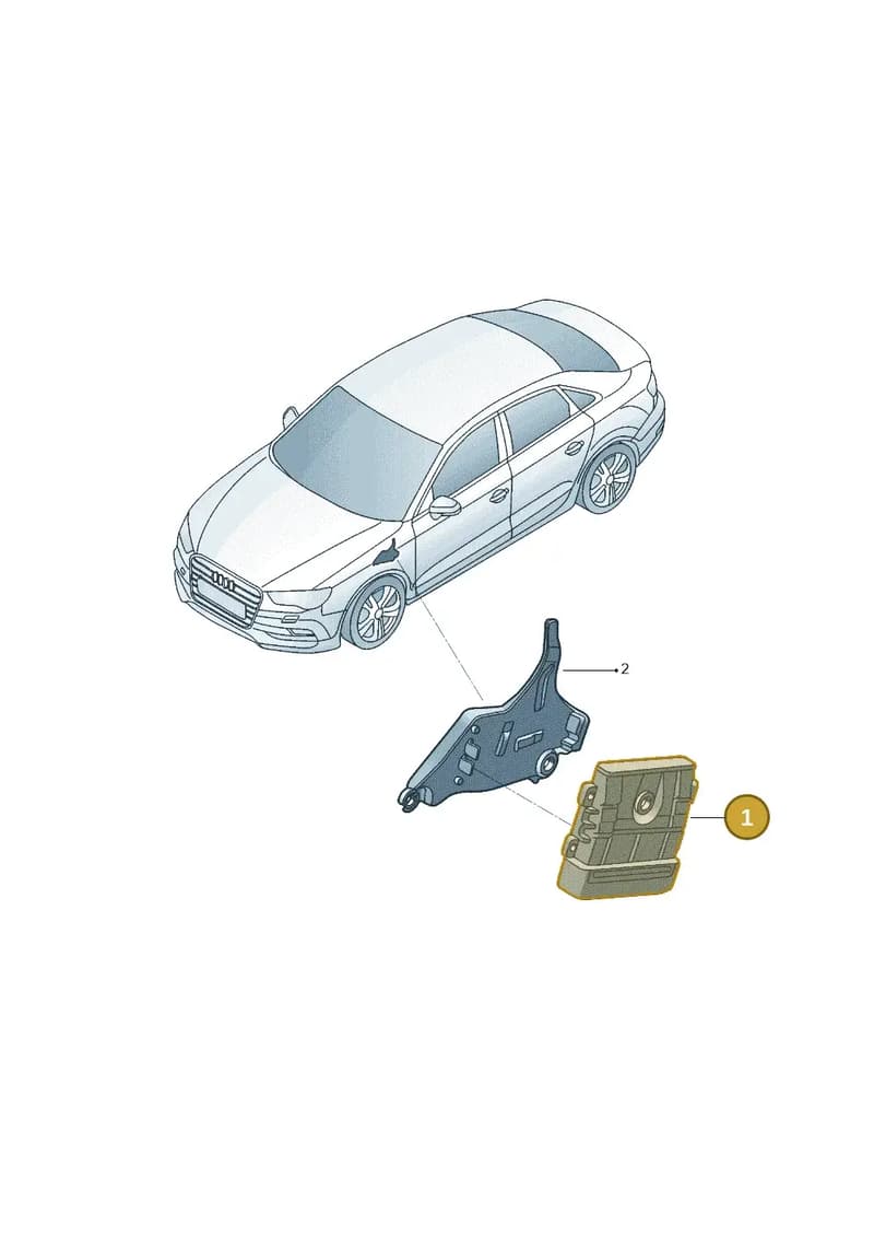 09G927158AA — Audi A3 Limousine 2.0 (2015-2016) diagram 886927450, position 1